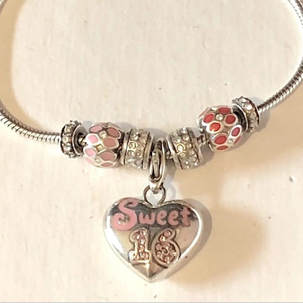 🆕 Brighton Mini Charm silver bracelet Fits mini & regular charms and beads NWOT